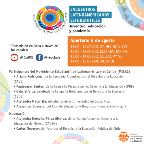 Estudiantes de América Latina y el Caribe discutirán sobre juventud, educación y pandemia