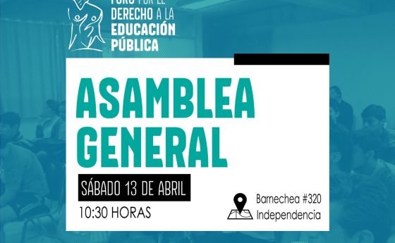 II Asamblea General 2019 – Foro por el Derecho a la Educación Pública (13-04)