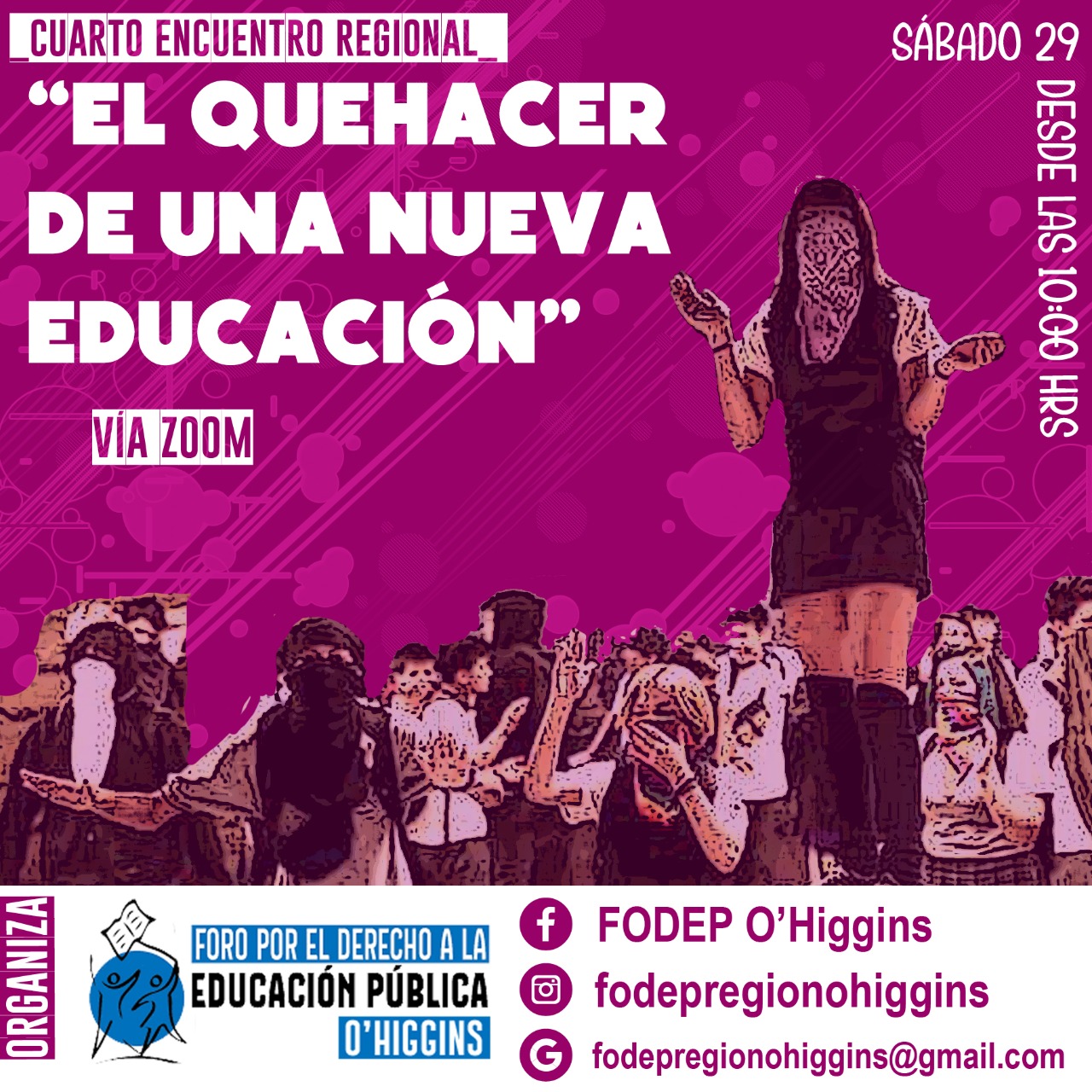 FODEP O`higgins: IV Encuentro: “El Quehacer de una Nueva Educación” (29 de mayo, 2021)
