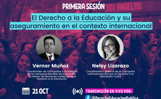 FODEP Nacional: Seminario Internacional, Sesión 1 “El derecho a la Educación y su aseguramiento en el contexto internacional”, 18:00 hrs. (CHI), 21 de octubre 2021.